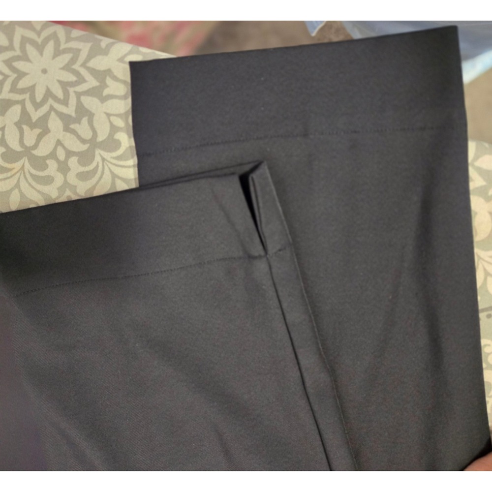 Worthington Black Straight Leg Ankle Dress Pants Womens Size 16 76597-4 - Picture 5 of 7